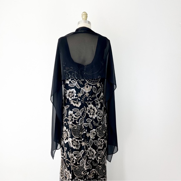 LAST CHANCE Montage by Mon Cheri • Lace and Sequin Detail Gown - Picture 3 of 9